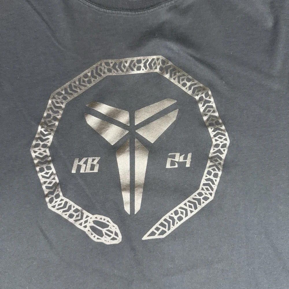 Nike Kobe Bryant KB24 Black Mamba Dri-FIT T Shirt Mens Xxl Black Snake Logo